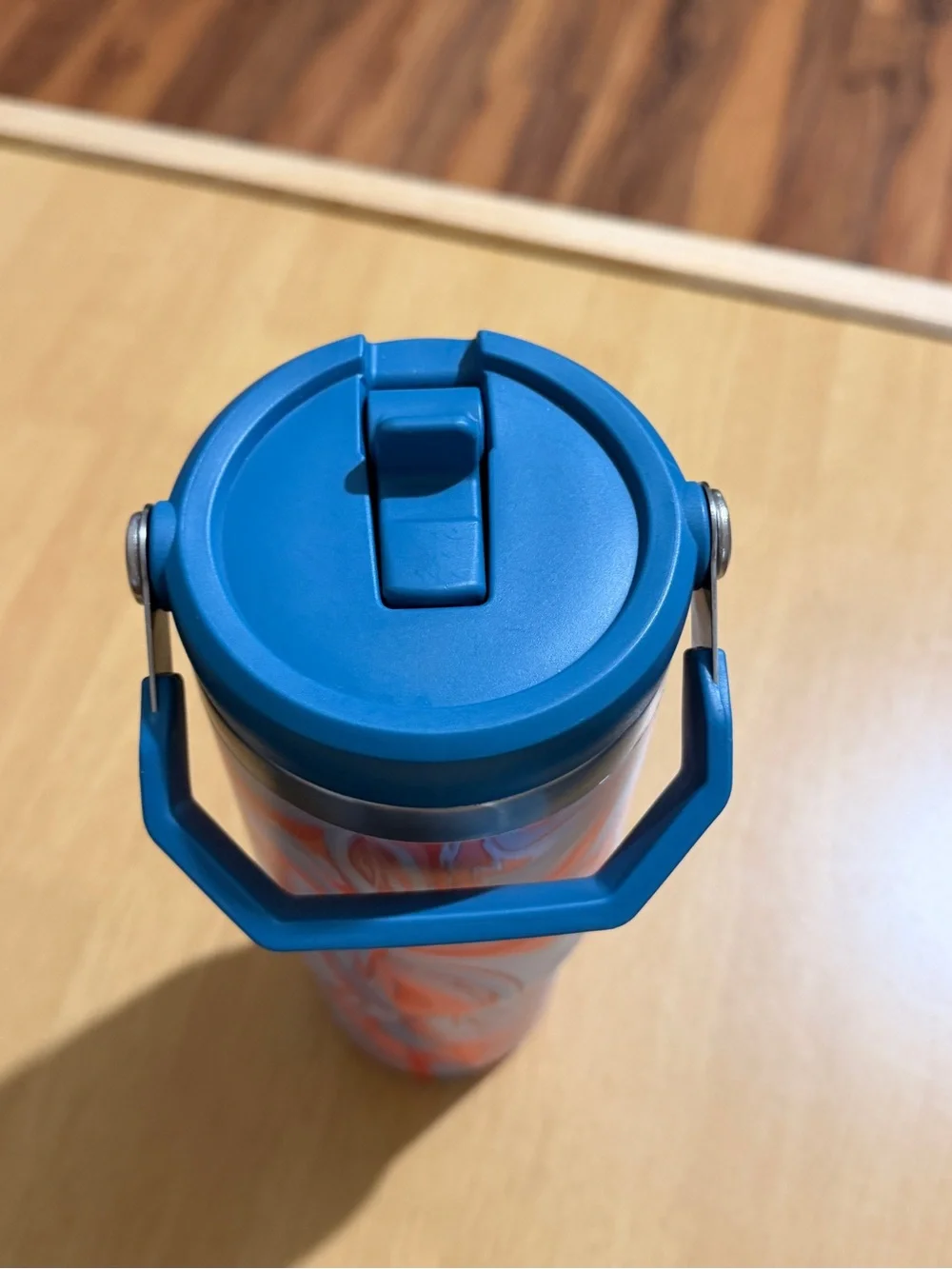Stanley Swirl Travel Tumbler - Coral & Blue - Picture 3 of 8